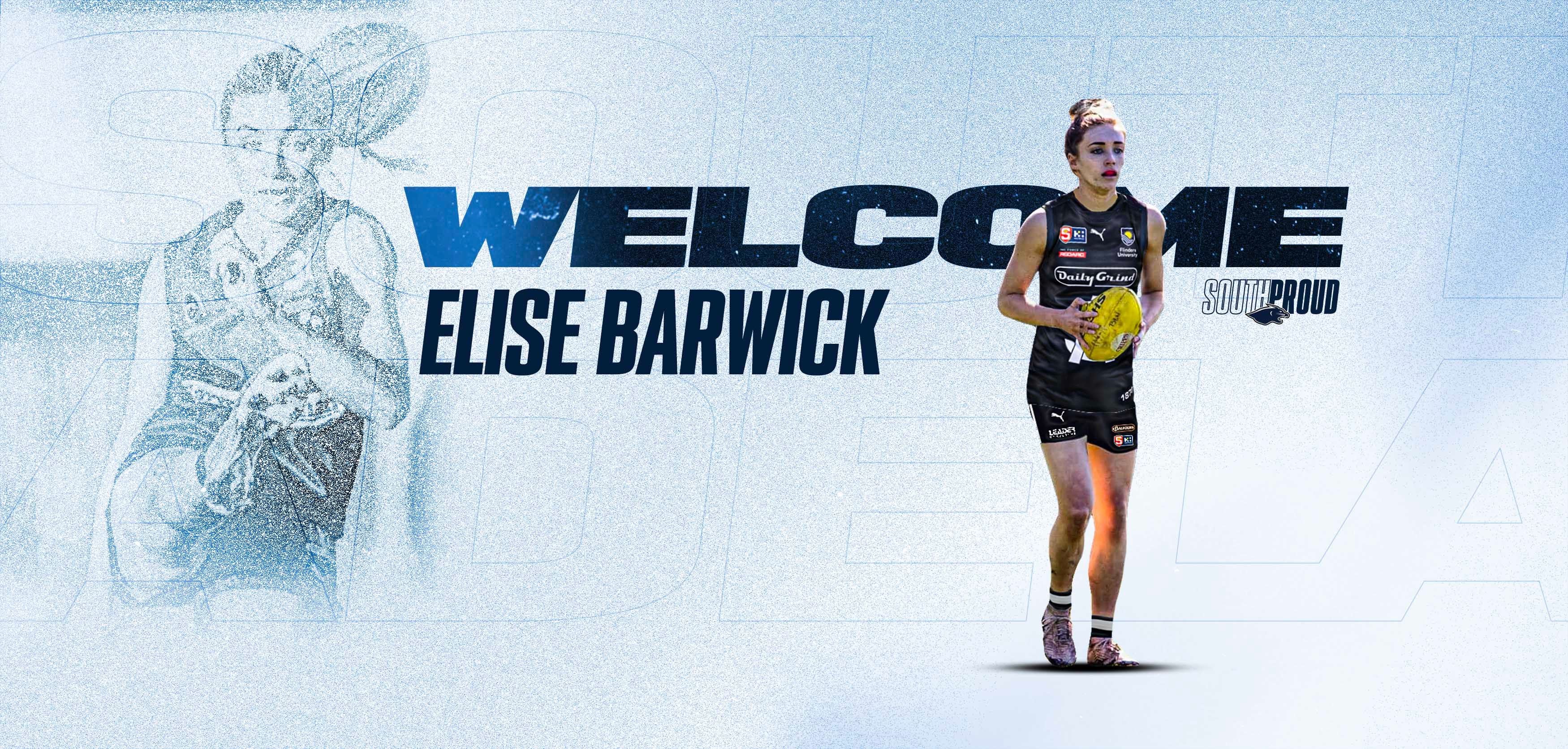 Welcome Elise Barwick! Welcome Elise Barwick!